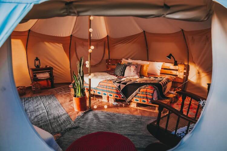 Glamping tenten